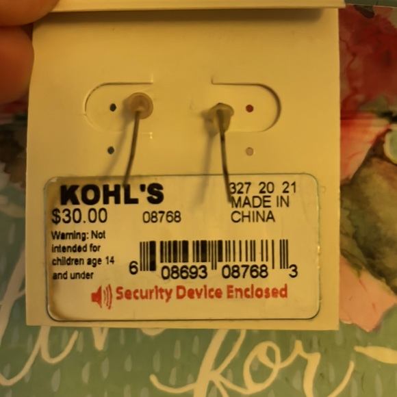 NWT Artisan Glass Earrings - Picture 2 of 2